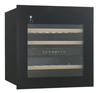 PowerPoint, P39AD36B, Dual Zone Wine Cooler 36 bottles Built In, Black