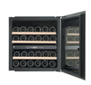 PowerPoint, P39AD36B, Dual Zone Wine Cooler 36 bottles Built In, Black
