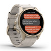 Garmin, 010-02903-40, Fēnix 8 43mm AMOLED Smart Watch, Soft Gold