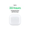 Apple, MXP63ZM/A, Airpods 4 with Charging Case, White