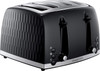 Russell Hobbs, 26071, 4 Slice Toaster, Black