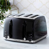 Russell Hobbs, 26071, 4 Slice Toaster, Black