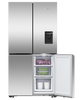 Fisher & Paykel, RF605QNUVX1, 538L Series 7 Quad Door Refrigerator Freezer, Stainless Steel