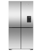 Fisher & Paykel, RF605QNUVX1, 538L Series 7 Quad Door Refrigerator Freezer, Stainless Steel