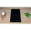 Indesit, IS19Q30NE, Induction glass-ceramic hob, Black