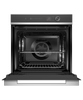 Fisher & Paykel, OB60SD11PLX1, Built In Oven Single 600mm 72L 11 Function, Black
