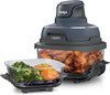 Ninja, FN101UKGY, CRISPi 4-in-1 Portable Glass Air Fryer - Cyber Space, Grey
