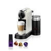 Nespresso Citiz Coffee Machine with Aeroccino Milk Frother by De'Longhi, EN267.WAE, White