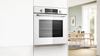 Bosch, HQA534BW3B, Series 4 Built-in oven with added steam function 60 x 60 cm, White