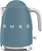 Smeg, KLF03SBMUK, Kettle in Matte Storm Blue