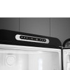 Smeg, FAB32RBL5UK, 60cm 50s Style Right Hand Hinge Fridge Freezer, Black