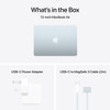 Apple, MC6T4B/A, 13-inch MacBook Air: Apple M4 chip with 10-core CPU and 8-core GPU, 16GB, 256GB SSD, Sky Blue