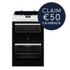Electrolux, LKR555100W, 55cm Electric Cooker, Black