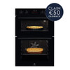 Electrolux, EDFDC46K, 61/42L Built-In Double Multifunction Oven, Black