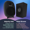 Majority, 1000002883, Bookshelf Speaker D80, Black