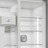 Whirlpool, WHG26574WXK5UK, 203/375L Plumbed Ice and Water 2 Door American Fridge Freezer, Dark Inox