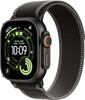 Apple, MF1H4DH/A, Watch Ultra 3 49mm Black with Black and Charcoal Trail Loop M/L, Black