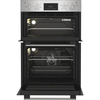 Indesit, DII10DIX, Built-In Electric Fan Double Oven, Stainless Steel