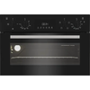 Indesit, DII10DB, 36/69L Electric Double Oven with Fan, Black