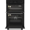 Indesit, DII10DB, 36/69L Electric Double Oven with Fan, Black