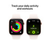 Apple, MEV64MP/A, Watch 11 46mm Rose Gold Aluminium with Light Blush Sport Band S/M, Pink