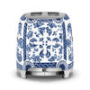 Smeg, TSF01DGBUK, Dolce and Gabbana Mediterraneo Toaster, Blue
