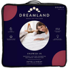Dreamland, 16887,  Double Electric Heated Mattress Protector Organic Cotton, White