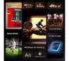 Hisense,  65A61Q, 65" A6Q 4K Ultra Smart TV Satellite Tuner, Black