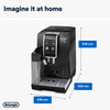 De'Longhi, ECAM382.70.B Dinamica Plus Fully Automatic Bean to Cup Coffee Machine, Black