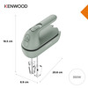 Kenwood, HMP40.000GR, Go Quickmix HandMixer, Green