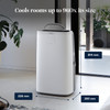 De'Longhi, PACAP130IGENTLE, Pinguino AP130i GentleJet Inverter Portable Air Conditioner, White