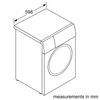 Bosch, WGH254A0GB, Series 6 10kg 1400 Spin Washing Machine, White
