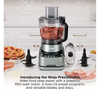 Ninja, BZ651UK, PrecisionPro Food Processor, Silver