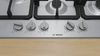 Bosch, PGM7B5K90, Series 4 75cm Gas Hob, Stainless Steel