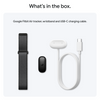 Fitbit, GA09509, Google Fitbit Air Obsidian, Matte Black