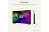 LG, 50QNED7EB3C.AEI, 50" QNED7E Mini LED 4K Smart TV, Black