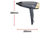 Remington, D5805, Sapphire Luxe Hair Dryer, Deep Navy/Champagne