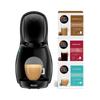De'Longhi, EDG210.BGY+3COF, Dolce Gusto Piccolo XS Pod Coffee Machine Bundle, Black