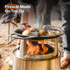 Solo Stove, SSBON-COOKING-B, Cast Iron Bonfire Grill Top and Hub, Multi
