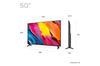 LG, 50QNED70A6A, 50" QNED70 4K Smart TV, Black