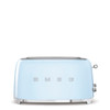 Smeg, TSF02PBUK, 4 Slice Long Slot Toaster, Blue