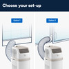 De'Longhi, ES72, Refurbished Pinguino Compact Air Conditioner & Dehumidifier, White