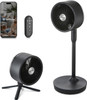 Dimplex, DXRCF001, DuoCool Smart 2-in-1 Cordless Fan, Black