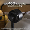 Dimplex, DXRCF001, DuoCool Smart 2-in-1 Cordless Fan, Black