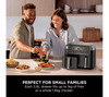 Ninja, DZ801UK, DualZone Air Fryer 7.6L 2-Drawer Capacity, Black