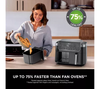 Ninja, DZ801UK, DualZone Air Fryer 7.6L 2-Drawer Capacity, Black