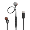JBL, JBLT310CBLK, Tune 310C Wired USB-C Earphones, Black