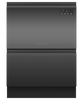 Fisher & Paykel, DD60D2HNB9, Series 7 Contemporary Double DishDrawer™ Dishwasher, Black