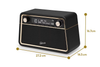Roberts, REVABK, Reva Bluetooth DAB/FM Table Top Radio, Black