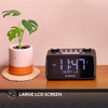 Roberts, ORTUS4BK, Ortus 4 FM Dual Alarm Clock Radio, Black
